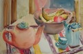 still life with teapots